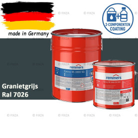 Remmers Epoxy BS 3000 SG – Professionele 2-Componenten Epoxy Vloercoating – RAL 7026 Granietgrijs