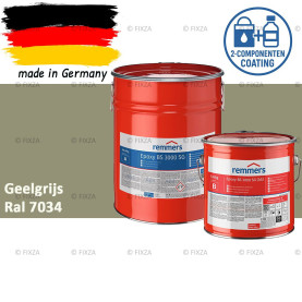 Remmers Epoxy BS 3000 SG – Professionele 2-Componenten Epoxy Vloercoating – RAL 7034 Geelgrijs