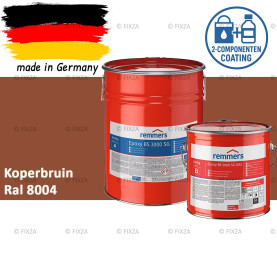 Remmers Epoxy BS 3000 SG – Professionele 2-Componenten Epoxy Vloercoating – RAL 8004 Koperbruin