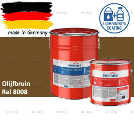 Remmers Epoxy BS 3000 SG – Professionele 2-Componenten Epoxy Vloercoating – RAL 8008 Olijfbruin