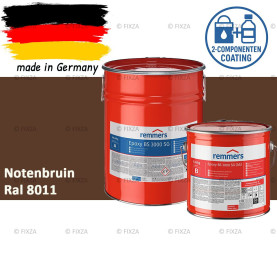 Remmers Epoxy BS 3000 SG – Professionele 2-Componenten Epoxy Vloercoating – RAL 8011 Notenbruin