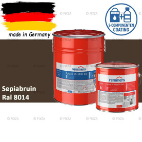 Remmers Epoxy BS 3000 SG – Professionele 2-Componenten Epoxy Vloercoating – RAL 8014 Sepiabruin