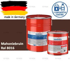Remmers Epoxy BS 3000 SG – Professionele 2-Componenten Epoxy Vloercoating – RAL 8016 Mahoniebruin