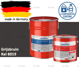 Remmers Epoxy BS 3000 SG – Professionele 2-Componenten Epoxy Vloercoating – RAL 8019 Grijsbruin
