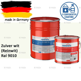 Remmers Epoxy BS 3000 SG – Professionele 2-Componenten Epoxy Vloercoating – RAL 9010 Zuiver wit (Reinwit)