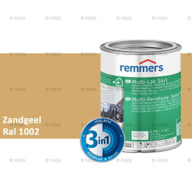 Multi- Lak 3in1 RAL 1002 Zandgeel - lakverf voor Hout, Metaal en Kunststof