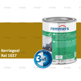 Multi- Lak 3in1 RAL 1027 Kerriegeel - lakverf voor Hout, Metaal en Kunststof