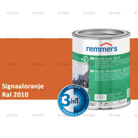 Multi- Lak 3in1 RAL 2010 Signaaloranje - lakverf voor Hout, Metaal en Kunststof