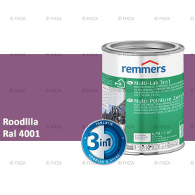 Multi- Lak 3in1 RAL 4001 Roodlila - lakverf voor Hout, Metaal en Kunststof