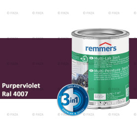 Multi- Lak 3in1 RAL 4007 Purperviolet - lakverf voor Hout, Metaal en Kunststof
