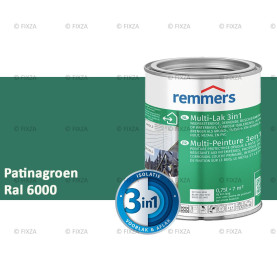 Multi- Lak 3in1 RAL 6000 Patinagroen - lakverf voor Hout, Metaal en Kunststof