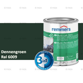 Multi- Lak 3in1 RAL 6009 Dennengroen - lakverf voor Hout, Metaal en Kunststof