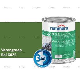 Multi- Lak 3in1 RAL 6025 Varengroen - lakverf voor Hout, Metaal en Kunststof