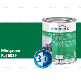 Multi- Lak 3in1 RAL 6029 Mintgroen - lakverf voor Hout, Metaal en Kunststof