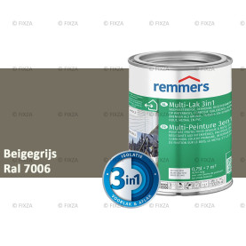Multi- Lak 3in1 RAL 7006 Beigegrijs - lakverf voor Hout, Metaal en Kunststof