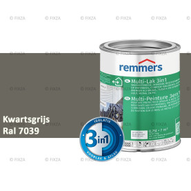 Multi- Lak 3in1 RAL 7039 Kwartsgrijs - lakverf voor Hout, Metaal en Kunststof