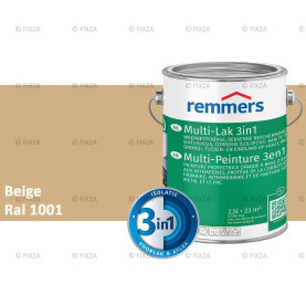 Multi- Lak 3in1 RAL 1001 Beige - lakverf voor Hout, Metaal en Kunststof