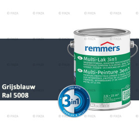 Multi- Lak 3in1 RAL 5008 Grijsblauw - lakverf voor Hout, Metaal en Kunststof