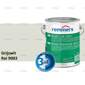 Multi- Lak 3in1 RAL 9002 Grijswit - lakverf voor Hout, Metaal en Kunststof