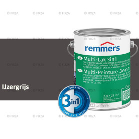 Multi- Lak 3in1 RAL 7011 IJzergrijs - lakverf voor Hout, Metaal en Kunststof