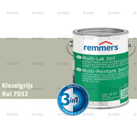 Multi- Lak 3in1 RAL 7032 Kiezelgrijs - lakverf voor Hout, Metaal en Kunststof