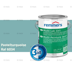 Multi- Lak 3in1 RAL 6034 Pastelturquoise - lakverf voor Hout, Metaal en Kunststof