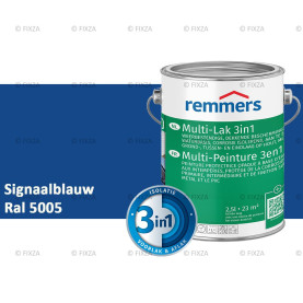 Multi- Lak 3in1 RAL 5005 Signaalblauw - lakverf voor Hout, Metaal en Kunststof