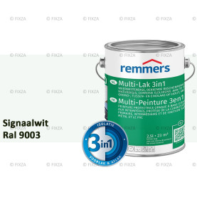 Multi- Lak 3in1 RAL 9003 Signaalwit - lakverf voor Hout, Metaal en Kunststof