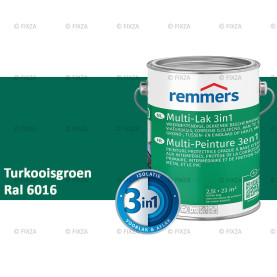 Multi- Lak 3in1 RAL 6016 Turkooisgroen - lakverf voor Hout, Metaal en Kunststof