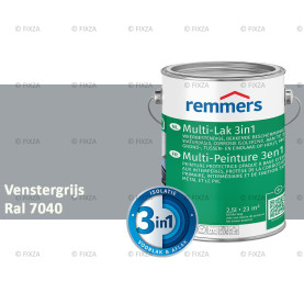 Multi- Lak 3in1 RAL 7040 Venstergrijs - lakverf voor Hout, Metaal en Kunststof