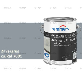 PU Beton vloerverf zilvergrijs, polyurethaanversterkte vloercoating