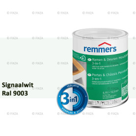 Ramen en Deuren Houtlak 3in1 RAL 9003 Signaalwit - deuren en kozijnen verf voor buiten