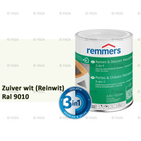 Ramen en Deuren Houtlak 3in1 RAL 9010 Zuiver Wit - deuren en kozijnen verf voor buiten