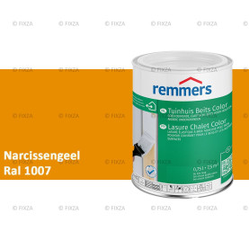 Tuinhuis beits Color RAL 1007 Narcissengeel, voor Hout, Metaal en Kunststof