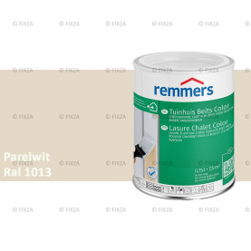 Tuinhuis beits Color RAL 1013 Parelwit, voor Hout, Metaal en Kunststof