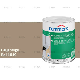 Tuinhuis beits Color RAL 1019 Grijsbeige, voor Hout, Metaal en Kunststof