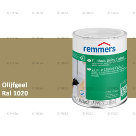 Tuinhuis beits Color RAL 1020 Olijfgeel, voor Hout, Metaal en Kunststof