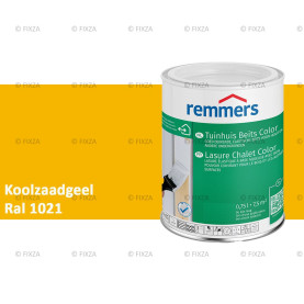 Tuinhuis beits Color RAL 1021 Koolzaadgeel, voor Hout, Metaal en Kunststof