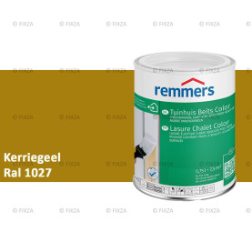 Tuinhuis beits Color RAL 1027 Kerriegeel, voor Hout, Metaal en Kunststof