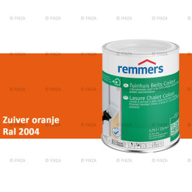 Tuinhuis beits Color RAL 2004 Zuiver Oranje, voor Hout, Metaal en Kunststof