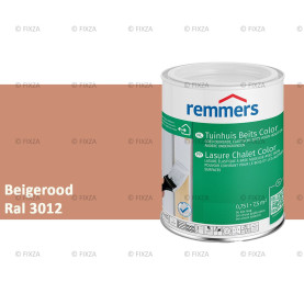 Tuinhuis beits Color RAL 3012 Beigerood, voor Hout, Metaal en Kunststof