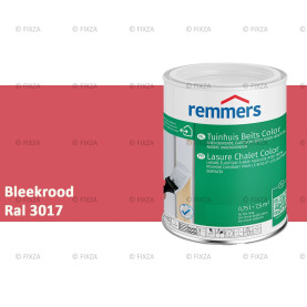 Tuinhuis beits Color RAL 3017 Bleekrood , voor Hout, Metaal en Kunststof