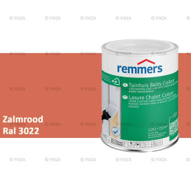 Tuinhuis beits Color RAL 3022 Zalmrood, voor Hout, Metaal en Kunststof