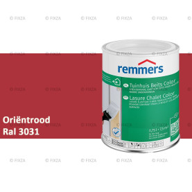 Tuinhuis beits Color RAL 3031 Oriëntrood , voor Hout, Metaal en Kunststof