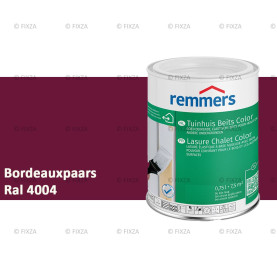 Tuinhuis beits Color RAL 4004 Bordeauxpaars, voor Hout, Metaal en Kunststof