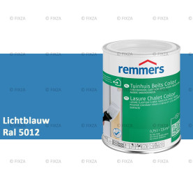 Tuinhuis beits Color RAL 5012 Lichtblauw, voor Hout, Metaal en Kunststof