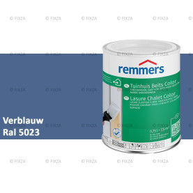 Tuinhuis beits Color RAL 5023 Verblauw, voor Hout, Metaal en Kunststof
