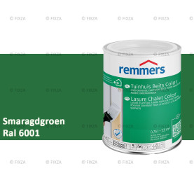 Tuinhuis beits Color RAL 6001 Smaragdgroen, voor Hout, Metaal en Kunststof