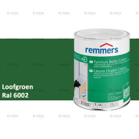 Tuinhuis beits Color RAL 6002 Loofgroen, voor Hout, Metaal en Kunststof