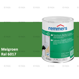 Tuinhuis beits Color RAL 6017 Meigroen voor Hout, Metaal en Kunststof